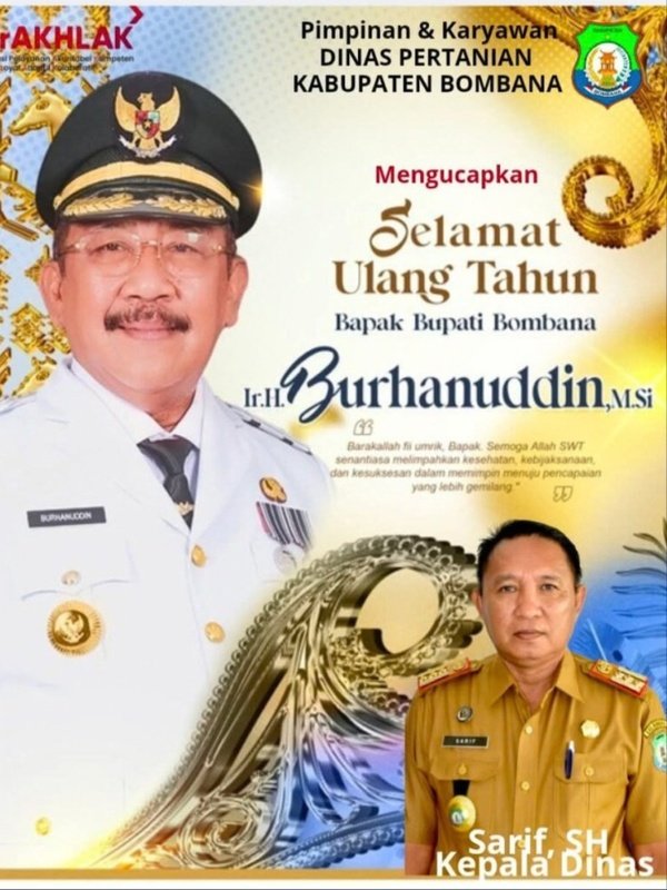 Selamat Ulang Tahun Bapak Bupati Bombana